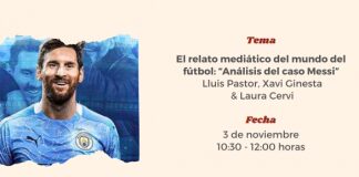 Conferencia virtual: el relato mediático del mundo del fútbol «análisis del caso Messi»