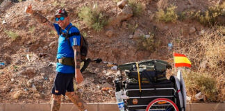 Santiago Sánchez, el español que intentó ir al Mundial de Qatar a pie