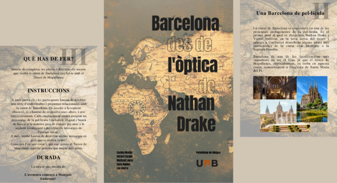 Capturas de 'Barcelona des de l'òptica de Nathan Drake'
