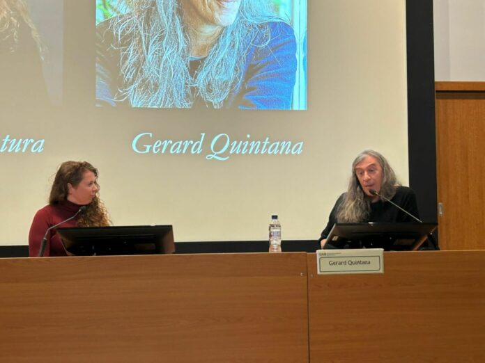 Gemma Ventura i Gerard Quintana a la conferència