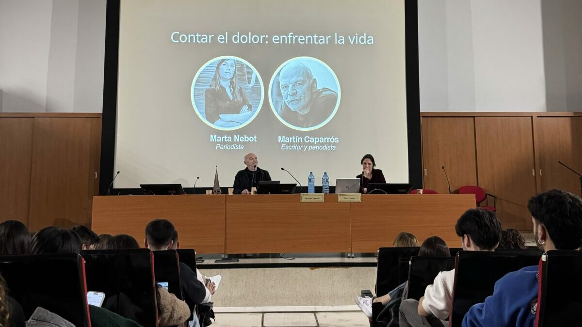 Marta Nebot y Martín Caparrós en 'Contar el dolor: enfrentar la vida'
