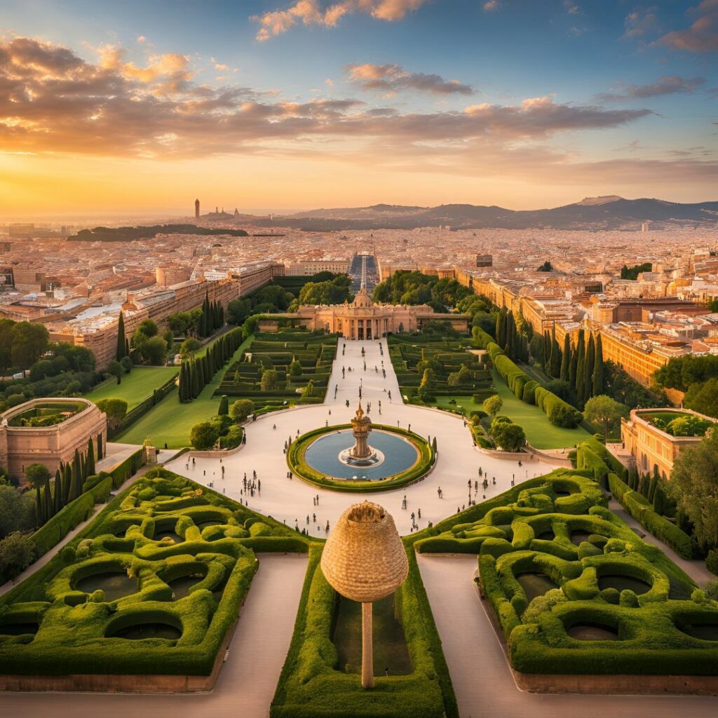 Montjuïc, imatge creada amb IA