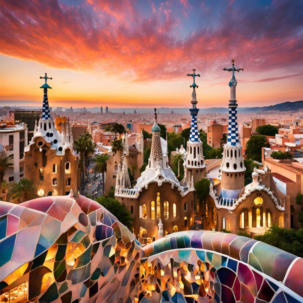 Park Güell, imatge creada amb IA