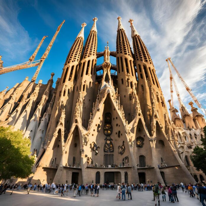 Sagrada Família, imatge creada amb IA