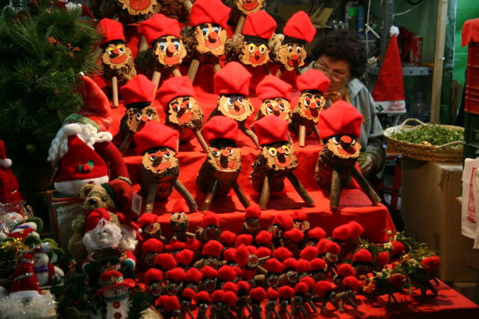 Tions de Nadal a la Fira de Santa Llúcia. Foto: Jesús Corrius