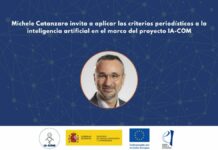 Michele Catanzaro invita a aplicar los criterios periodísticos a la IA en el marco del proyecto IA-COM