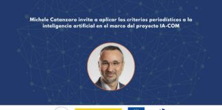 Michele Catanzaro invita a aplicar los criterios periodísticos a la IA en el marco del proyecto IA-COM