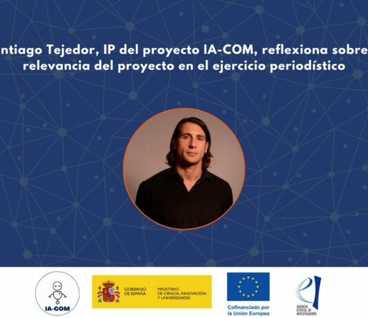 Santiago Tejedor subraya la importancia de la divulgación y la transferencia en la investigación sobre IA aplicada al periodismo en el marco del proyecto IA-COM
