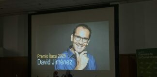 David Jiménez recibe el Premio Ítaca 2025 en una jornada dedicada a la ética y el futuro del periodismo Entrega del Premio Ítaca 2025